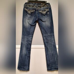 Miss Me Dark Blue Flare Jeans